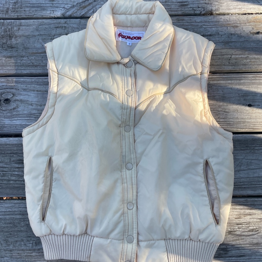 Vintage Foxmoor Cream Women's Vest - Picture 2 of 6